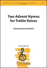 Two Advent Hymns for Treble Voices SSA choral sheet music cover